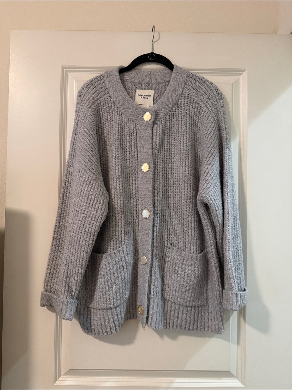 Abercrombie & Fitch Button-Front Cardigan